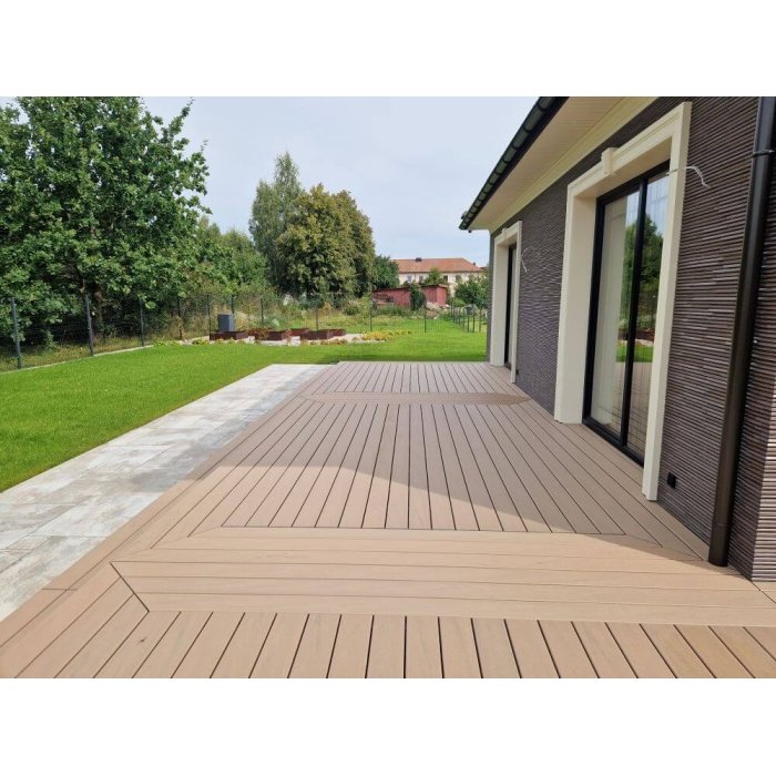 Deska tarasowa Trex Transcend Lineage WPC Carmel 24x140x3650 imitacja drewna - obrazek 6