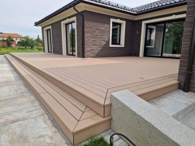 Deska tarasowa Trex Transcend Lineage WPC Carmel 24x140x3650 imitacja drewna - obrazek 5