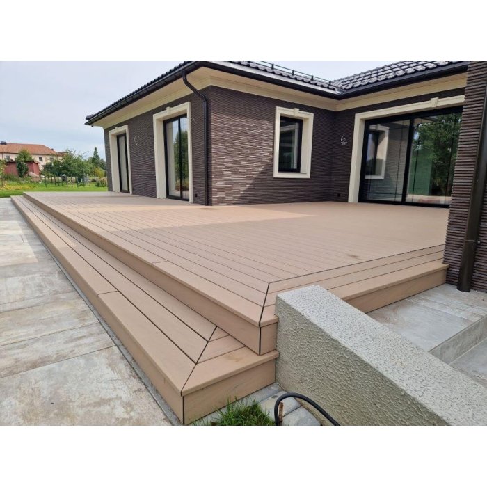 Deska tarasowa Trex Transcend Lineage WPC Carmel 24x140x3650 imitacja drewna - obrazek 5