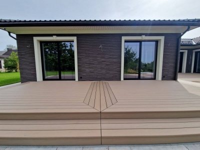 Deska tarasowa Trex Transcend Lineage WPC Carmel 24x140x3650 imitacja drewna - obrazek 8