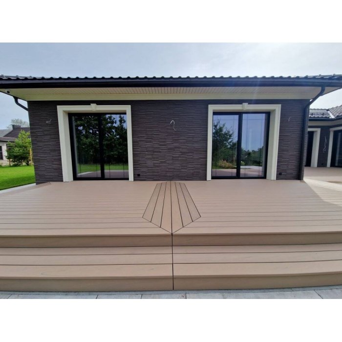 Deska tarasowa Trex Transcend Lineage WPC Carmel 24x140x3650 imitacja drewna - obrazek 8