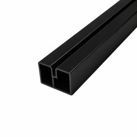 Specialus juodas aliuminio profilis terasai 35x24x4000