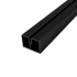 Specjalny czarny profil aluminiowy do tarasu 35x24x4000