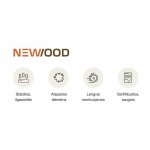 Deska Newwood WPC Dark Ash/Storm Gray 22x140x3600 dwustronna - obrazek 11