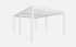 Pergola Nida 5688x3945 mm szara/biała - obrazek 4