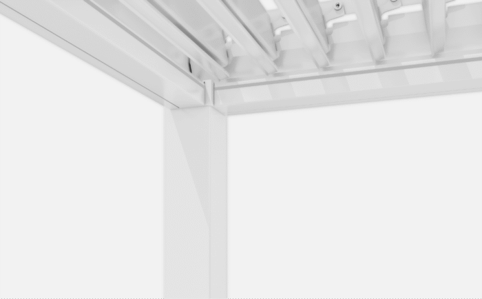 Pergola Nida 2904x3945 mm szara/biała - obrazek 7