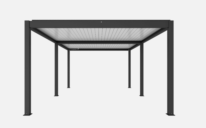 Pergola Nida 5688x3945 mm szara/biała - obrazek 3